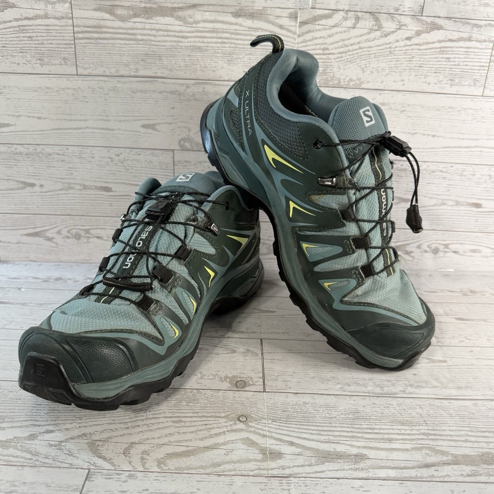 Salomon Shoes Women Sz 7 X Ultra 3 Gore-TEX Hiking Sneaker 400065 Contagrip Sole